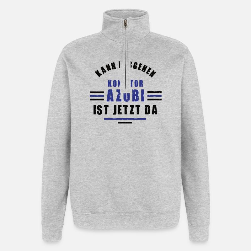 Trainee Confectioner Apprenticeship Training Confectioner Training - Quarter-Zip Sweatshirt - heather grey