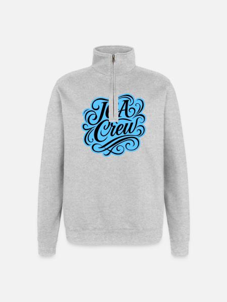 Jga Crew Junggesellenabschied - Quarter-Zip-Sweatshirt - Grau meliert