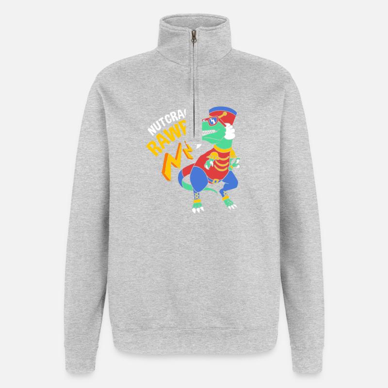 Nutcracker Christmas - Quarter-Zip Sweatshirt - heather grey