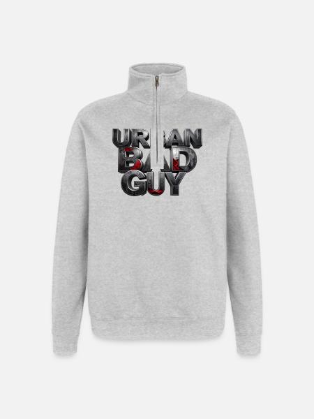 Bad Guy Urban – the player - Quarter-Zip Sweatshirt - heather grey