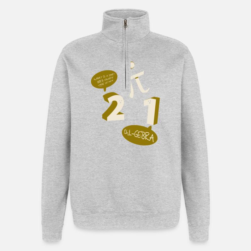 Math Math Math Teacher Mathematician - Quarter-Zip Sweatshirt - heather grey