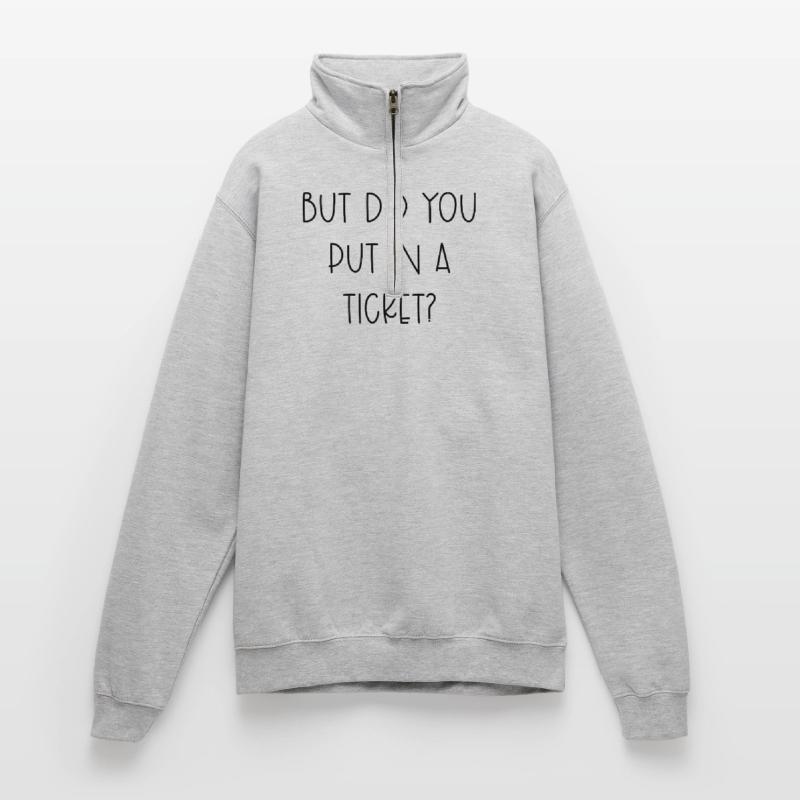Lustiges IT-Support-Tech-Helpdesk-Ticket-Geschenk Quarter-Zip-Sweatshirt