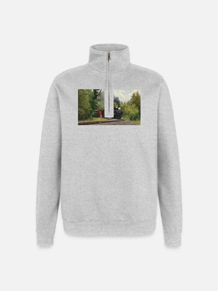 Double Double Fairlies - Quarter-Zip Sweatshirt - heather grey