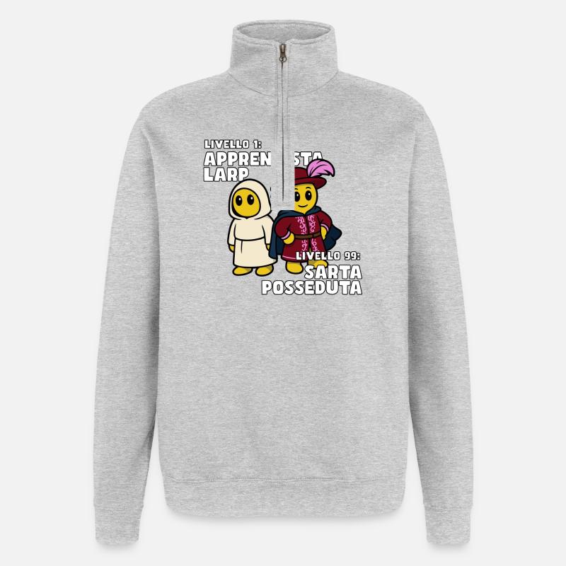 Possessed Seamstress – LARP Evolution - Quarter-Zip Sweatshirt - heather grey