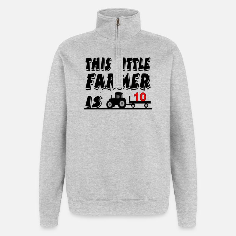 Bauer - Quarter-Zip-Sweatshirt - Grau meliert