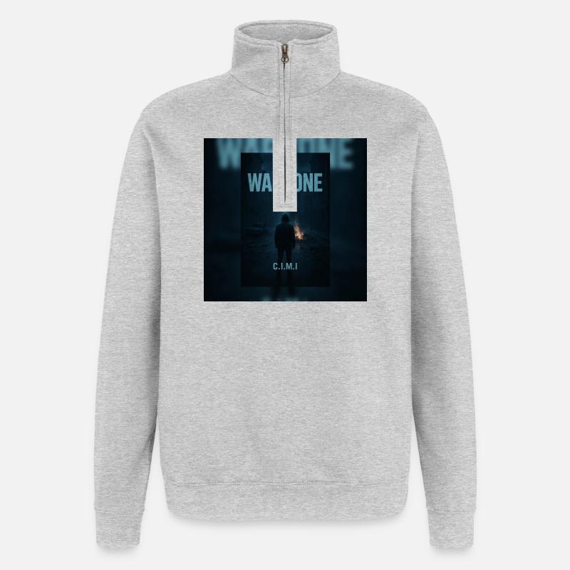 Warzone C.I.M.I - Quarter-Zip Sweatshirt - heather grey