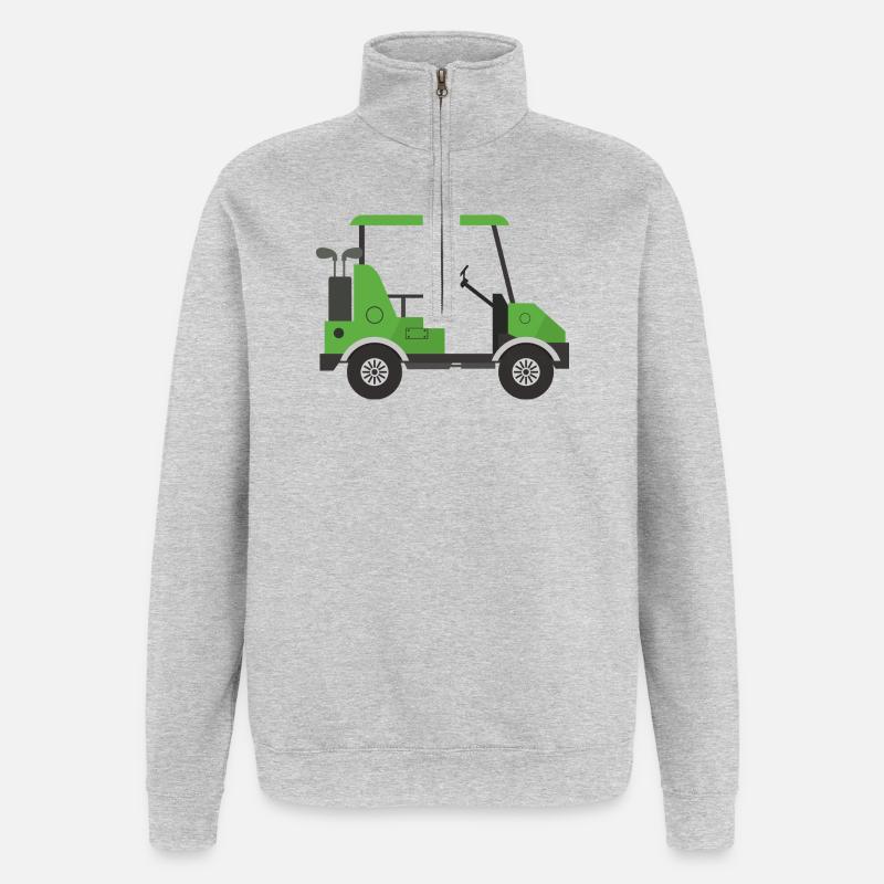 Golf carts - Quarter-Zip Sweatshirt - heather grey