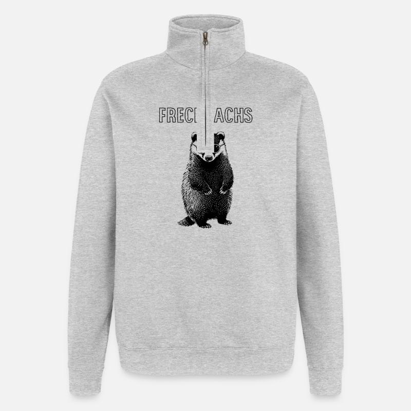 Rascal - Quarter-Zip Sweatshirt - heather grey