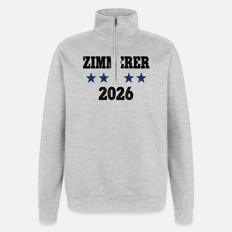 Carpenter 2026 Apprenticeship Examination Master Apprentice - Quarter-Zip Sweatshirt - heather grey