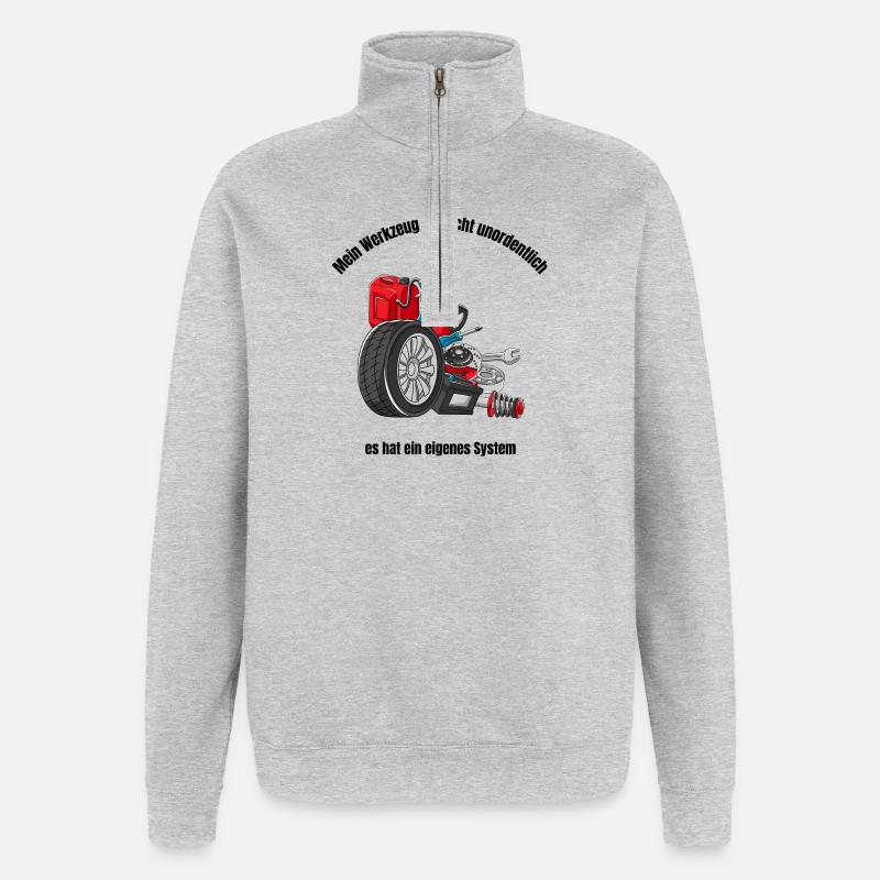 Conception mécanique – Conception d’outils au tournevis - Sweat à zip 1/4 - gris chiné