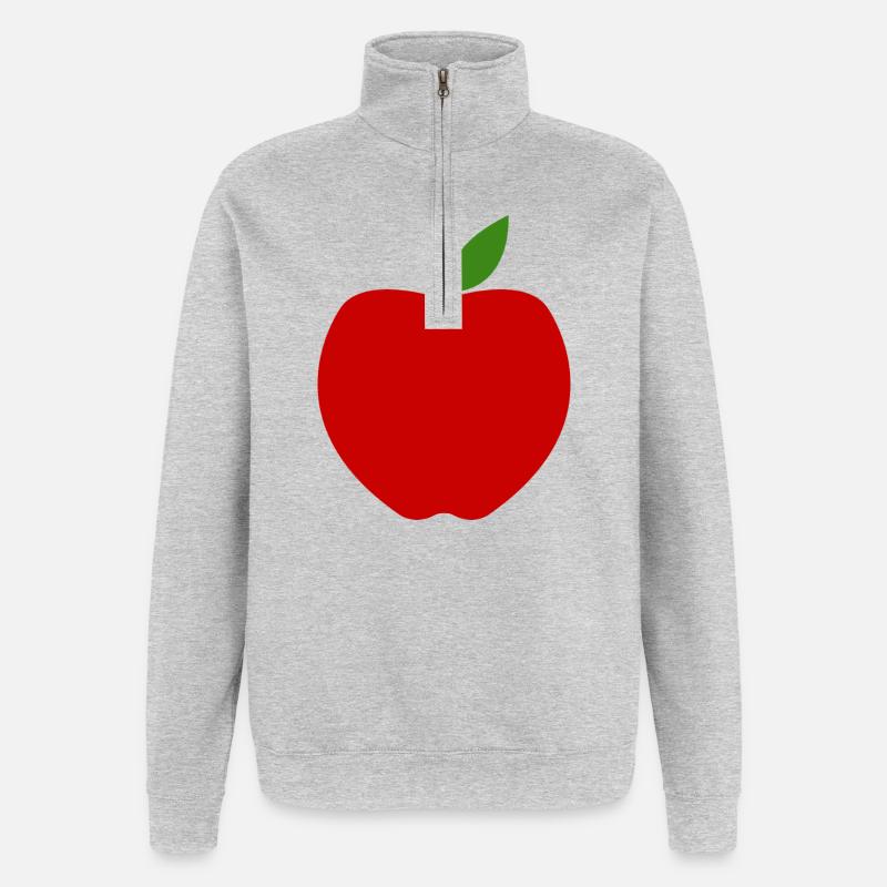 Apple - Quarter-Zip Sweatshirt - heather grey