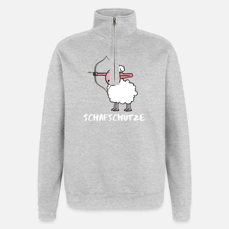 Sagittarius Sagittarius Zodiac Sign - Quarter-Zip Sweatshirt - heather grey