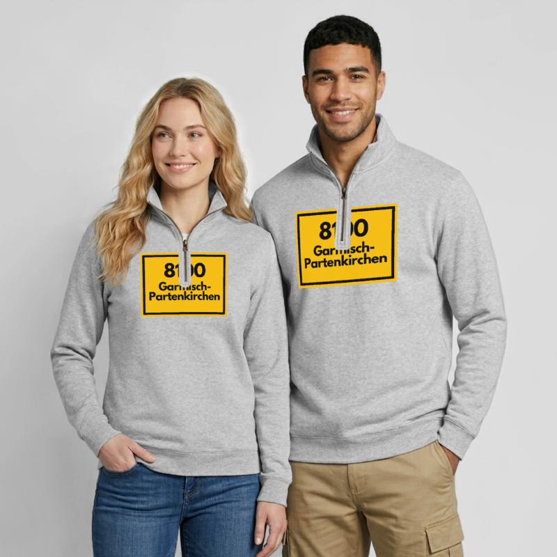 OLD POSTCODE POSTCODE 8100 GARMISCH-PARTENKIRCHEN Quarter-Zip Sweatshirt