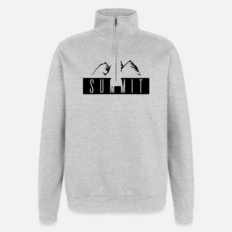 Summit - Quarter-Zip Sweatshirt - heather grey