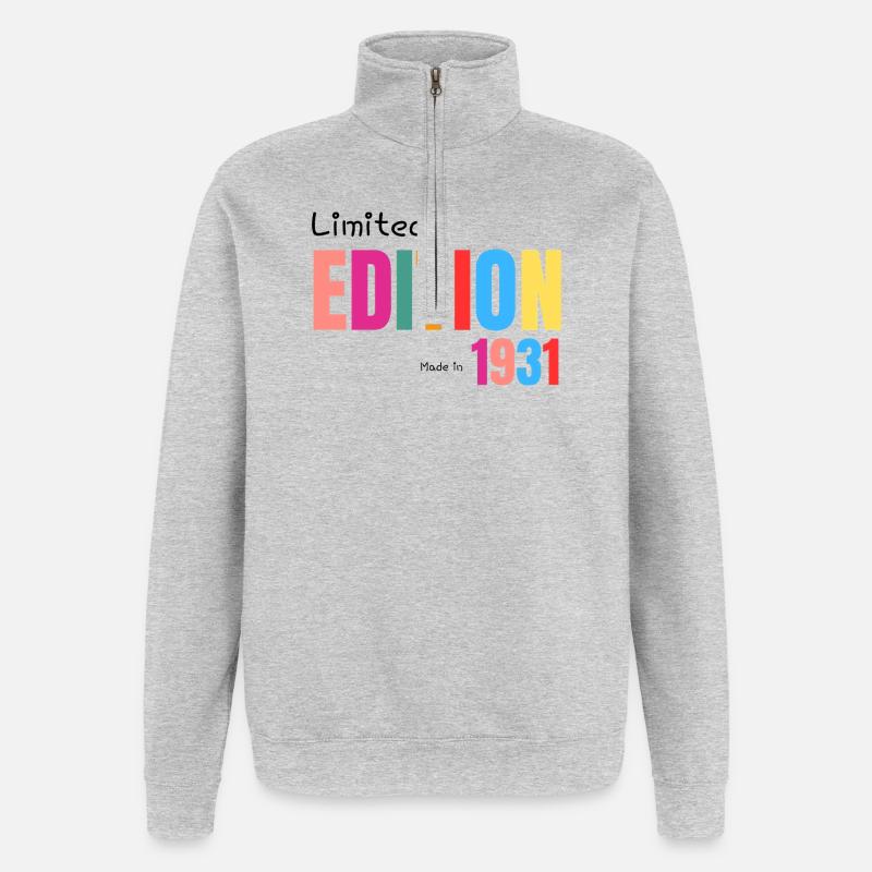 Limited edition Made in 1931 - Quarter-Zip Sweatshirt - heather grey