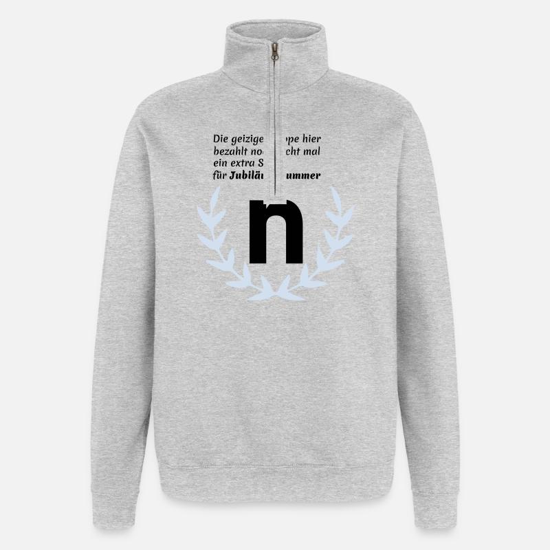 Jubilee N - Quarter-Zip Sweatshirt - heather grey