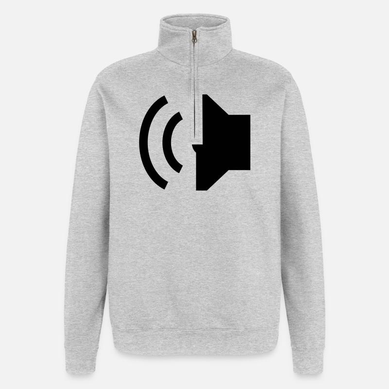 Intervenants, Intervenants - Sweat à zip 1/4 - gris chiné