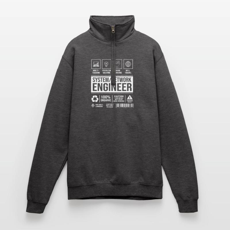 Network Computer Scientist Programmer Admin Quarter-Zip Sweatshirt