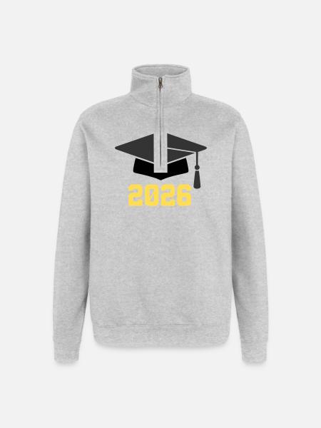 Doctoral Degree 2026 - Quarter-Zip Sweatshirt - heather grey