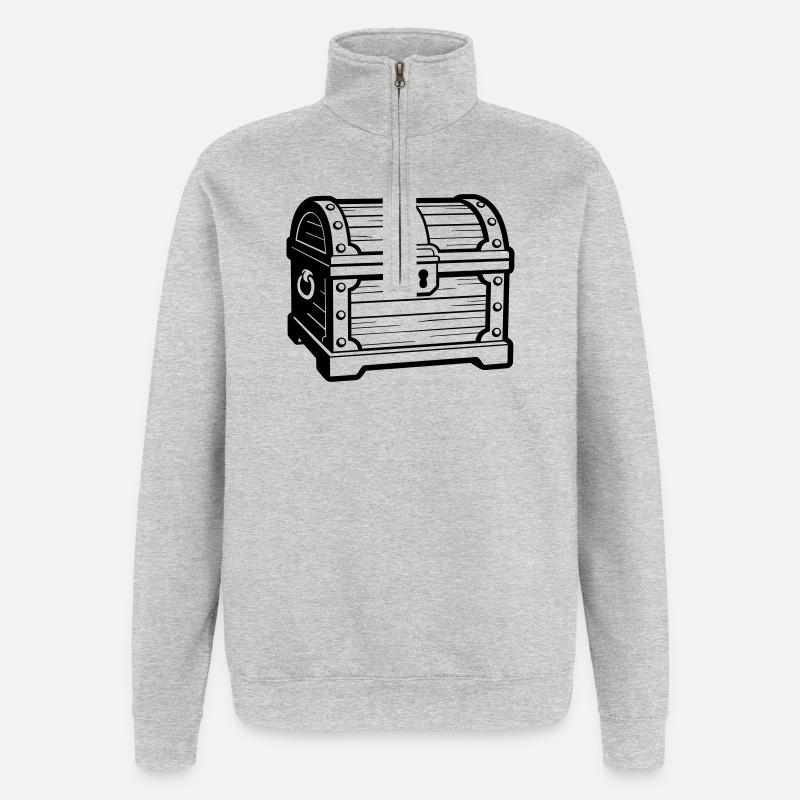 treasury - Quarter-Zip Sweatshirt - heather grey