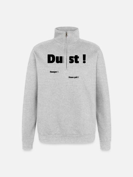 Durst - Quarter-Zip-Sweatshirt - Grau meliert