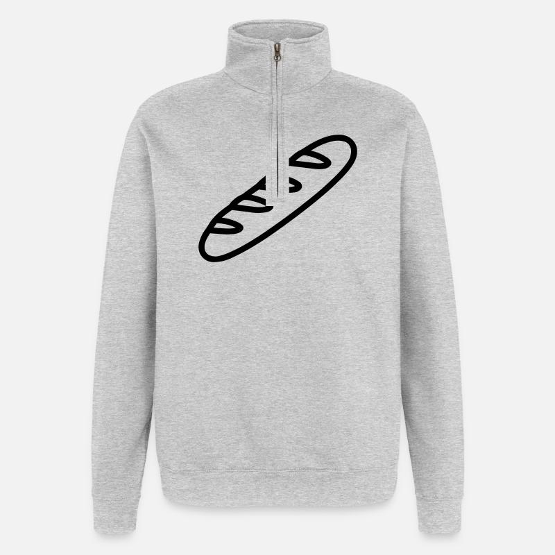 wand - Quarter-Zip Sweatshirt - heather grey