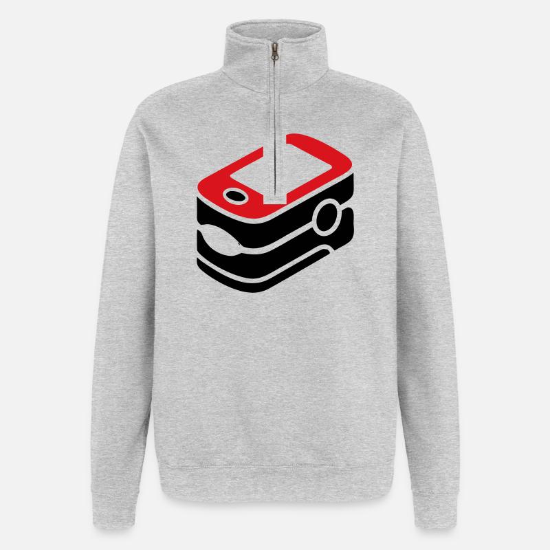 Oxymètre de pouls Oxygène Médecine - Sweat à zip 1/4 - gris chiné