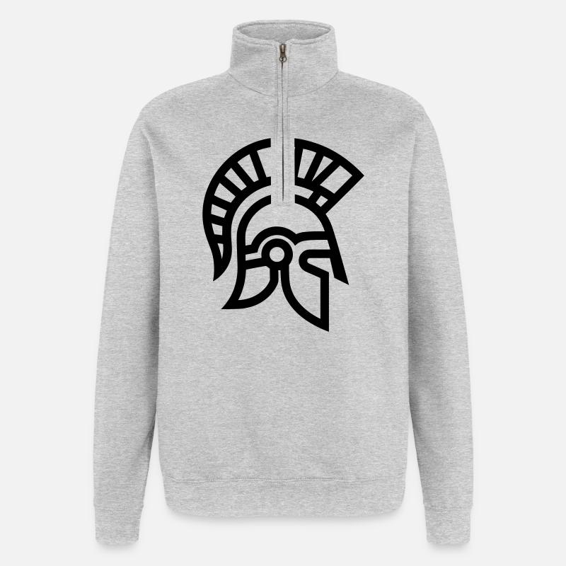Spartan - Quarter-Zip Sweatshirt - heather grey