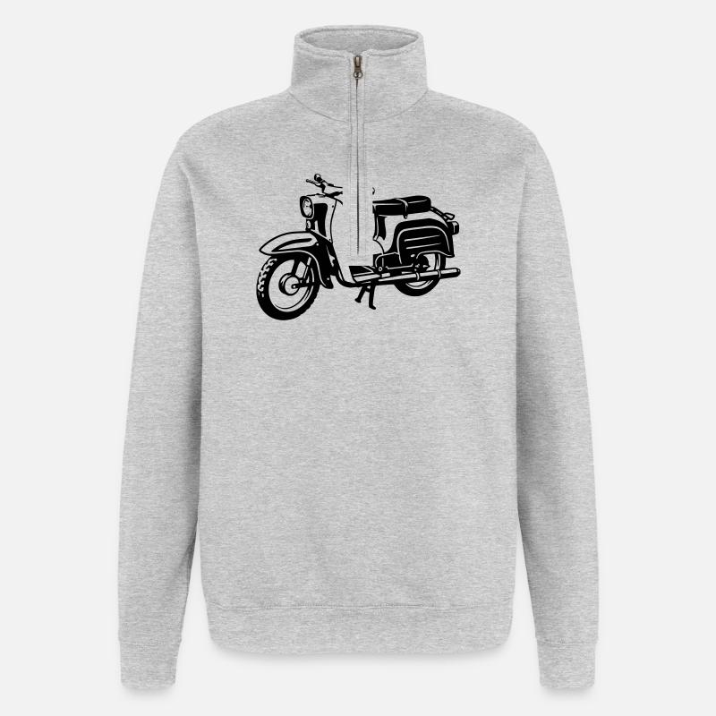 Schwalbe - Quarter-Zip-Sweatshirt - Grau meliert