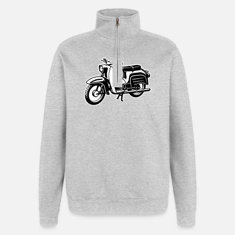 Schwalbe - two-tone - Quarter-Zip Sweatshirt - heather grey