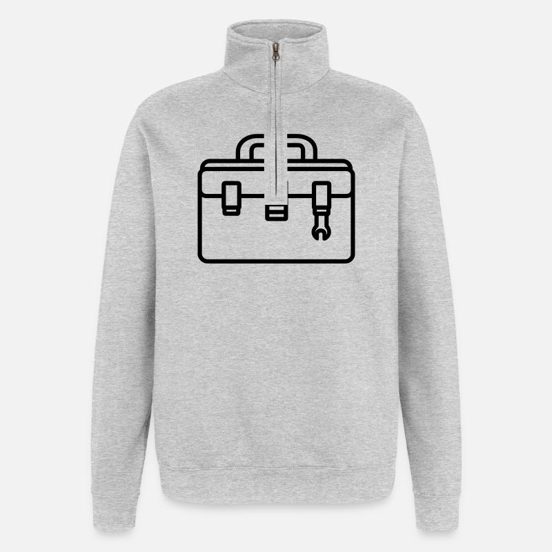 Toolbox - Quarter-Zip Sweatshirt - heather grey