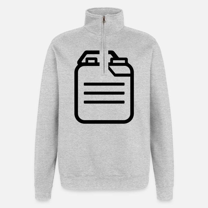 canister - Quarter-Zip Sweatshirt - heather grey