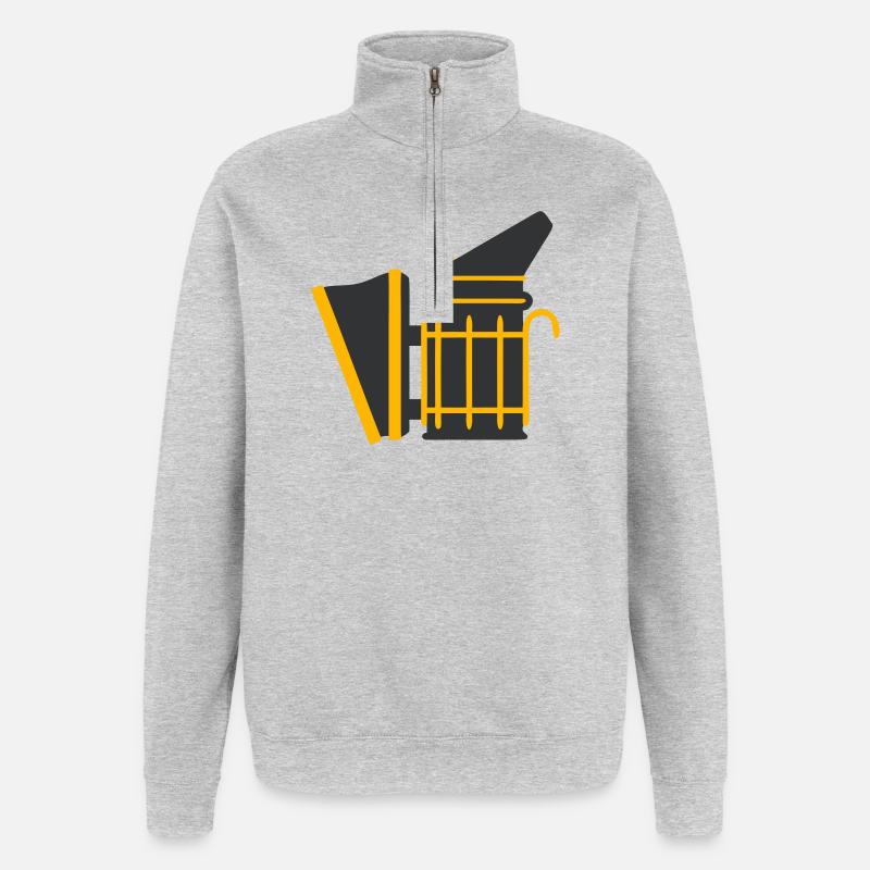 Beekeeper Smoker Smoking Device Beekeeping Beekeeping - Quarter-Zip Sweatshirt - heather grey