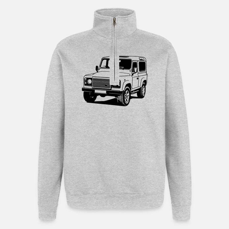 Defender - Quarter-Zip Sweatshirt - heather grey