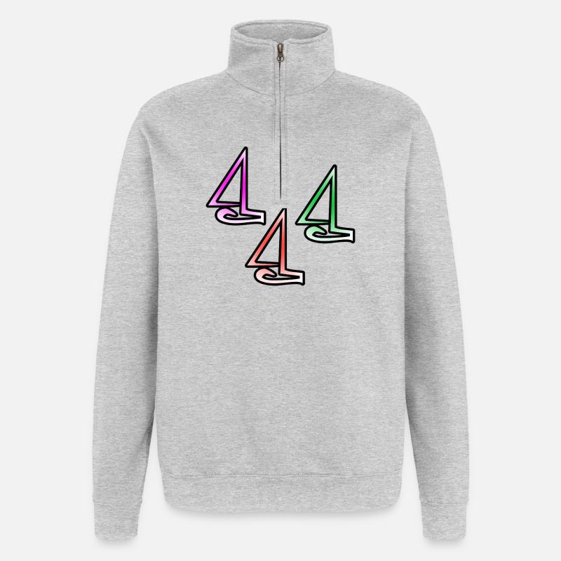 Sail - Quarter-Zip Sweatshirt - heather grey