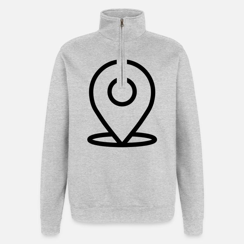 localization - Quarter-Zip Sweatshirt - heather grey