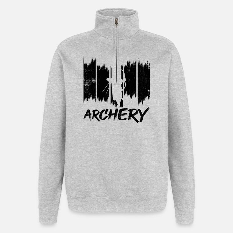 archery - Quarter-Zip Sweatshirt - heather grey