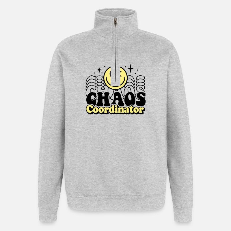 coordinator - Quarter-Zip Sweatshirt - heather grey