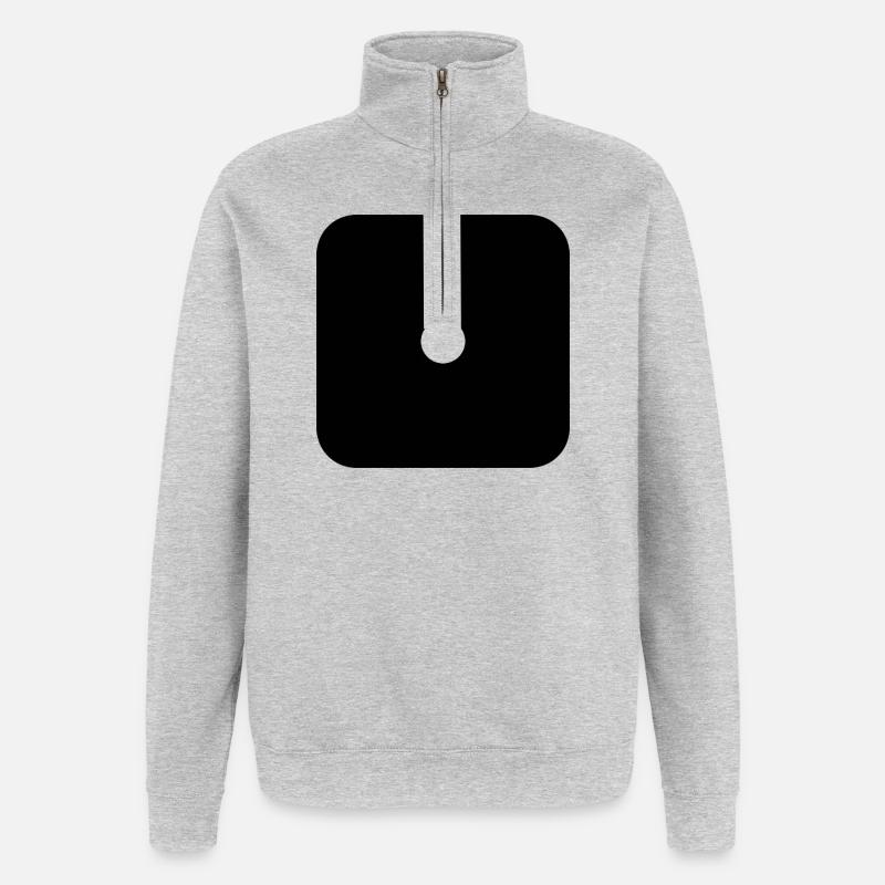 Says - Quarter-Zip Sweatshirt - heather grey