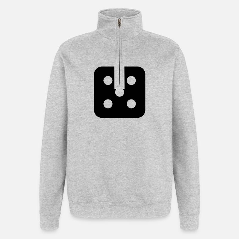 Says - Quarter-Zip Sweatshirt - heather grey