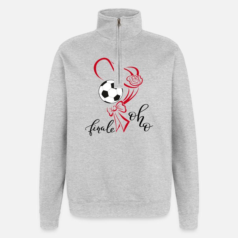 Finale Oho - Quarter-Zip-Sweatshirt - Grau meliert
