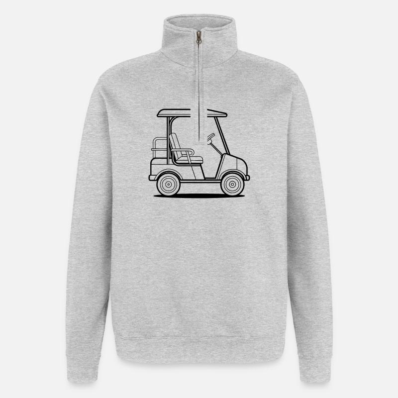 Golf carts - Quarter-Zip Sweatshirt - heather grey