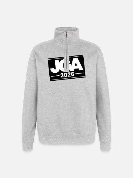 Jga 2026 Bachelor Party - Quarter-Zip Sweatshirt - heather grey