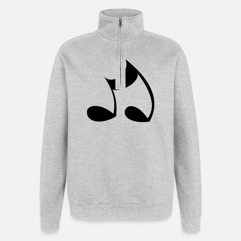 Note - Quarter-Zip Sweatshirt - heather grey