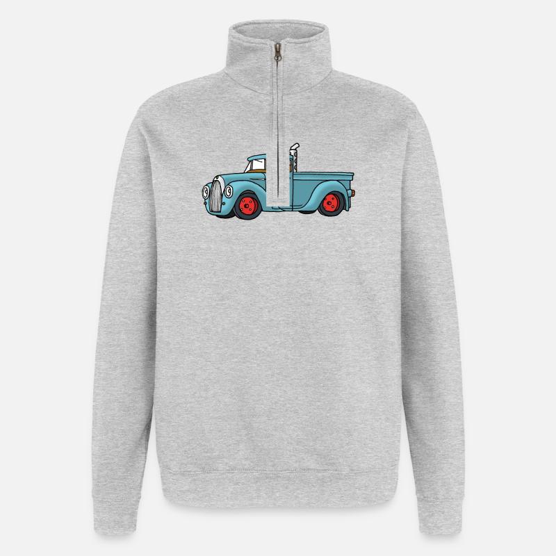 Pick Up - Quarter-Zip Sweatshirt - heather grey