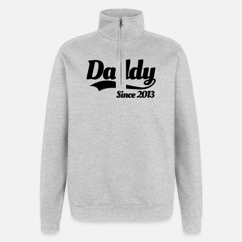 Dandy since 2013 - Quarter-Zip Sweatshirt - heather grey