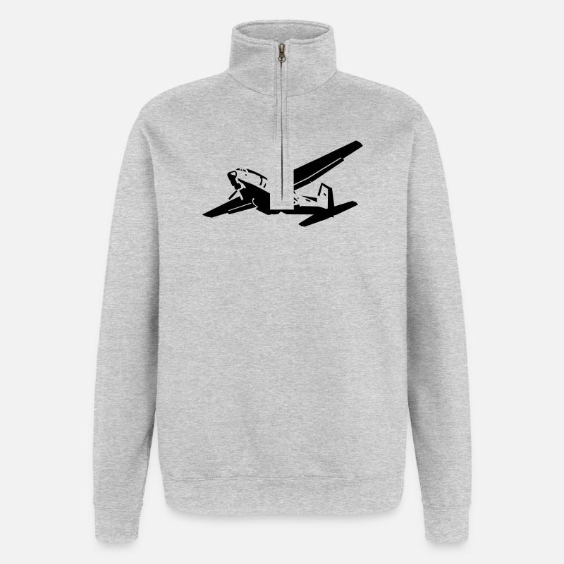 c160 - Quarter-Zip Sweatshirt - heather grey