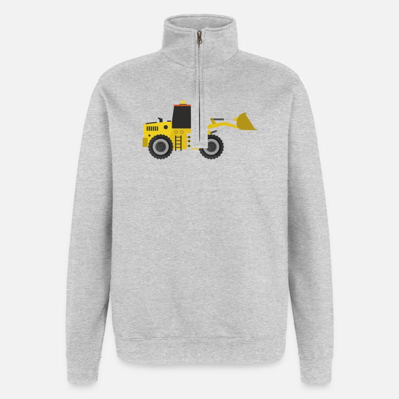 Bagger - Quarter-Zip-Sweatshirt - Grau meliert