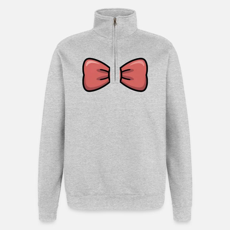 Fly comic - Quarter-Zip Sweatshirt - heather grey