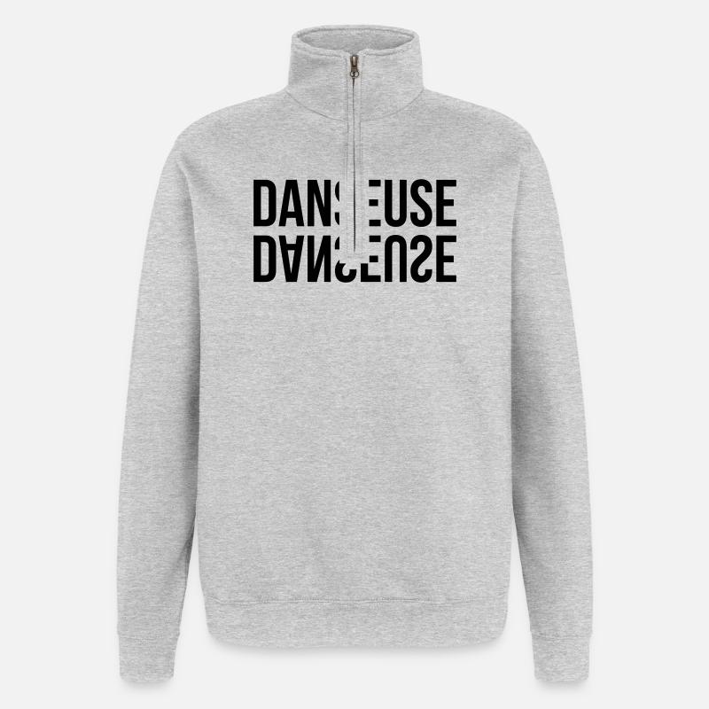 Dancer - Dance - Quarter-Zip Sweatshirt - heather grey